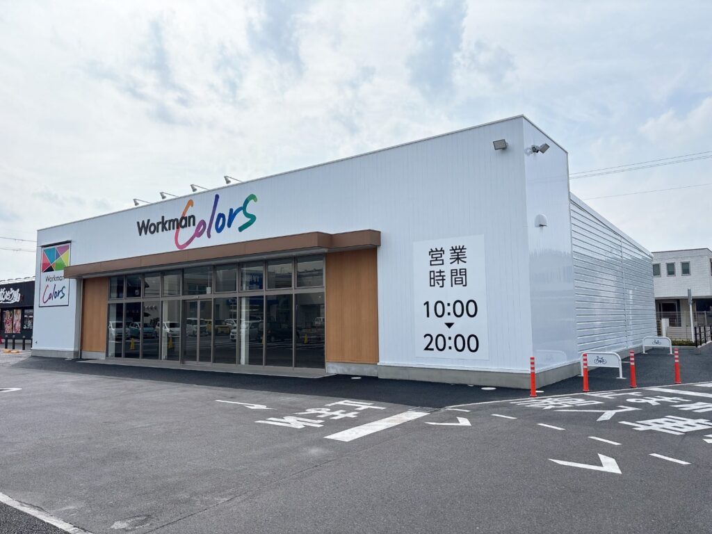ﾜｰｸﾏﾝColorsﾋﾞｯﾄﾊﾟｰｸ近江八幡店新築工事（屋根・外壁工事）